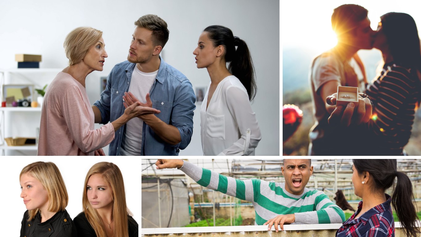 Couples, families, and partners in conversation
